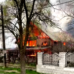 Incendiu izbucnit la o locuință din localitatea Merișani (3)