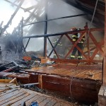 Incendiu la acoperișul unei case din Curtea de Argeș (2)