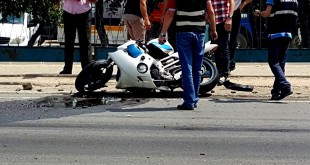Motociclist implicat în accident