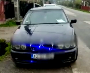 Și-a transformat BMW-ul în autospecială de Poliție! (2)
