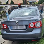 Accident rutier între două autoturisme în localitatea Bascov (1)