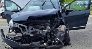 Accident rutier între două autoturisme în localitatea Bascov (2)
