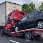accident pe autostrada M1 Gyor din Ungaria (3)