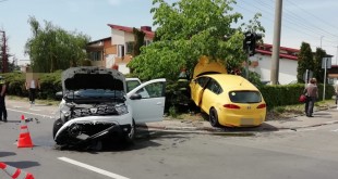 accident rutier în zona Lidl Mioveni
