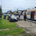 Accident cu trei autoturisme Drăganu (2)