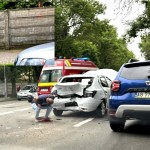Accident rutier între trei autoturisme Pitesti (8)