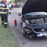 Accident între două autoturisme în comuna Lunca Corbului (1)