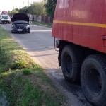 Accident între două autoturisme în comuna Lunca Corbului (2)