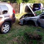 Accident între două autoturisme în comuna Lunca Corbului (3)