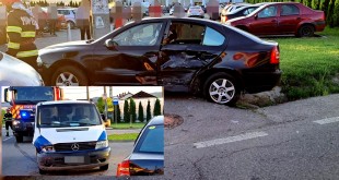 Accident între două autoturisme în comuna Valea Iașului