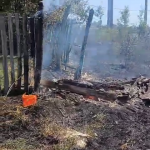 Costești - Incendiu la o construcție (2)
