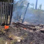 Costești - Incendiu la o construcție (3)