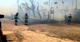 Pompierii români au început intervențiile în insula Rodos