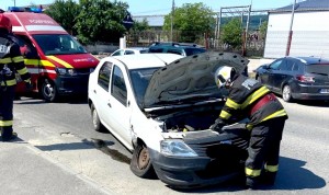 Șofer de 86 de ani accident rutier în Curtea de Argeș