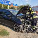 Accident între două autoturisme în localitatea Băiculești (2)