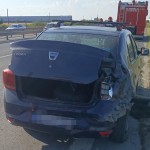 Accident între un autoturism și un TIR pe A1, km 103 (3)