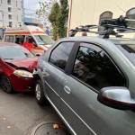 Accident cu trei autoturisme pe bulevardul I.C. Brătianu din Pitești (1)
