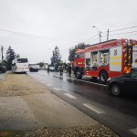Accident cu trei victime în comuna Bascov,la ieșirea din pasaj (1)