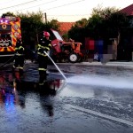 Accident rutier între un tractor și un autoturism în localitatea Buzoești (1)