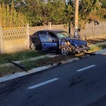 Accident rutier între un tractor și un autoturism în localitatea Buzoești (2)