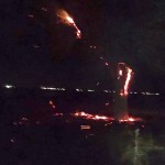 Incendiu de vegetație uscată în comuna Buzoești (1)
