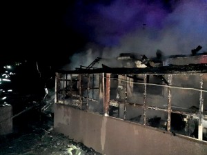 Incendiu izbucnit la o locunță în comuna Stolnici