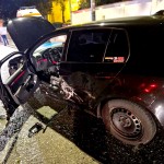 accident în pantă de urcare spre Spitalul Județean (2)