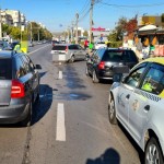Accident cu două autoturisme pe bulevardul Nicolae Bălcescu (1)