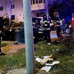 Accident cu patru mașini în Pitești, lângă Bazin (2)