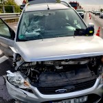 Accident rutier pe A1, în zona km 107, sensul spre Pitești (2)