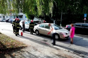 Accident rutier între trei autoturisme la Mioveni