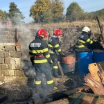 Incendiu la un adăpost de animale din comuna Bălilești (2)