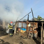 Incendiu la un adăpost de animale din comuna Bălilești (3)