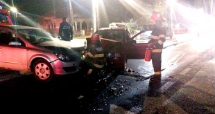 Accident cu două autoturisme în comuna Călinești
