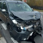 Accident rutier cu două autoturisme,DN 7 - Drăganu (1)