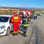 Accident rutier în care sunt implicate două autoturisme în localitatea Căteasca (1)