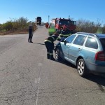 Accident rutier în care sunt implicate două autoturisme în localitatea Căteasca (2)