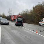 Accident între două autoturisme în localitatea Morărești (1)