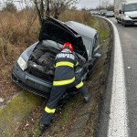 Accident între două autoturisme în localitatea Morărești (2)