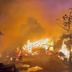 Casă mistuită de flăcări în comuna Dârmănești (3)