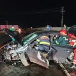 Coliziune între două autoturisme și o autoutilitară în comuna Albota (3)