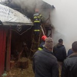 .Incendiu la o anexă gospodărească din comună Berevoiești (1)