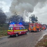 Incendiu la o casă bătrânească din localitatea Mioarele (3)