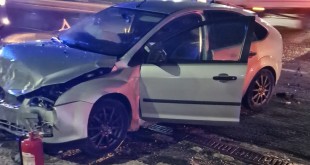 Mioveni Accident rutier la Clucereasa intre două autoturisme (2)