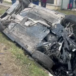 Accident cu patru victime în localitatea Stâlpeni (4)