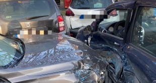 Accident pe bulevardul Republici cu patru autoturisme implicate