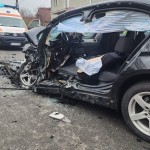 Accident rutier între două autoturisme pe strada Stadionului (1)