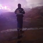 Incendiu puternic la o hală din Cosești (4)