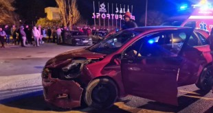 Accident între două autoturisme în zona Sala sporturilor din Pitești (2)