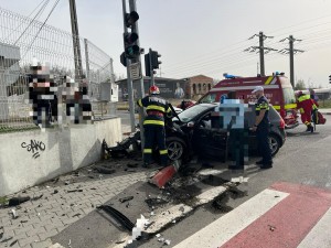 Accident cu două victime în orașul Mioveni (1)